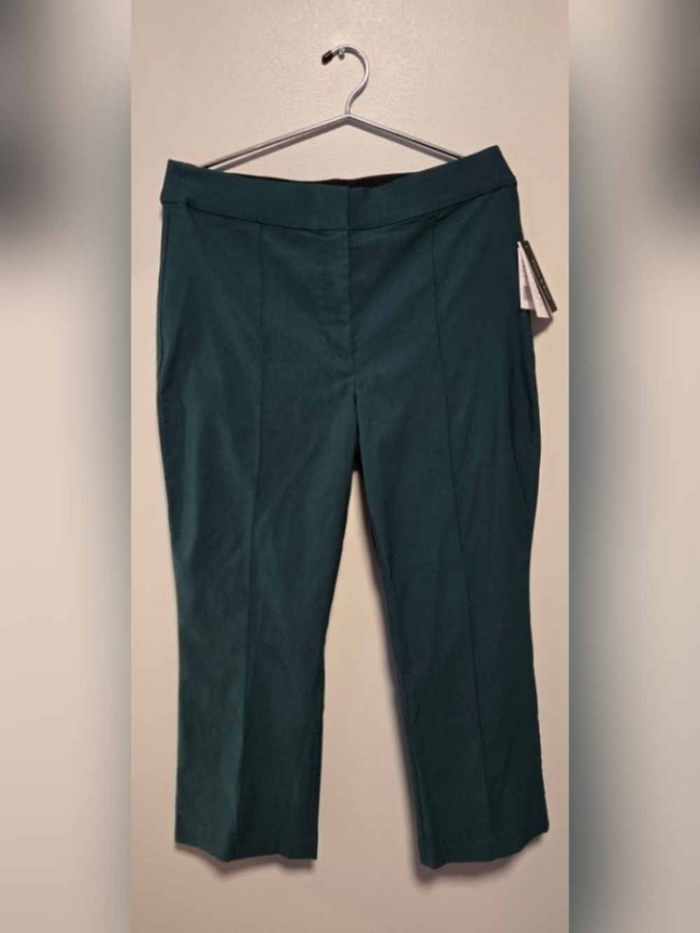 Violets & Roses Size 16 Women's Dark Teal Cropped Dress Capris